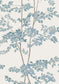 Beech Wallpaper - Blue - Lewis & Wood