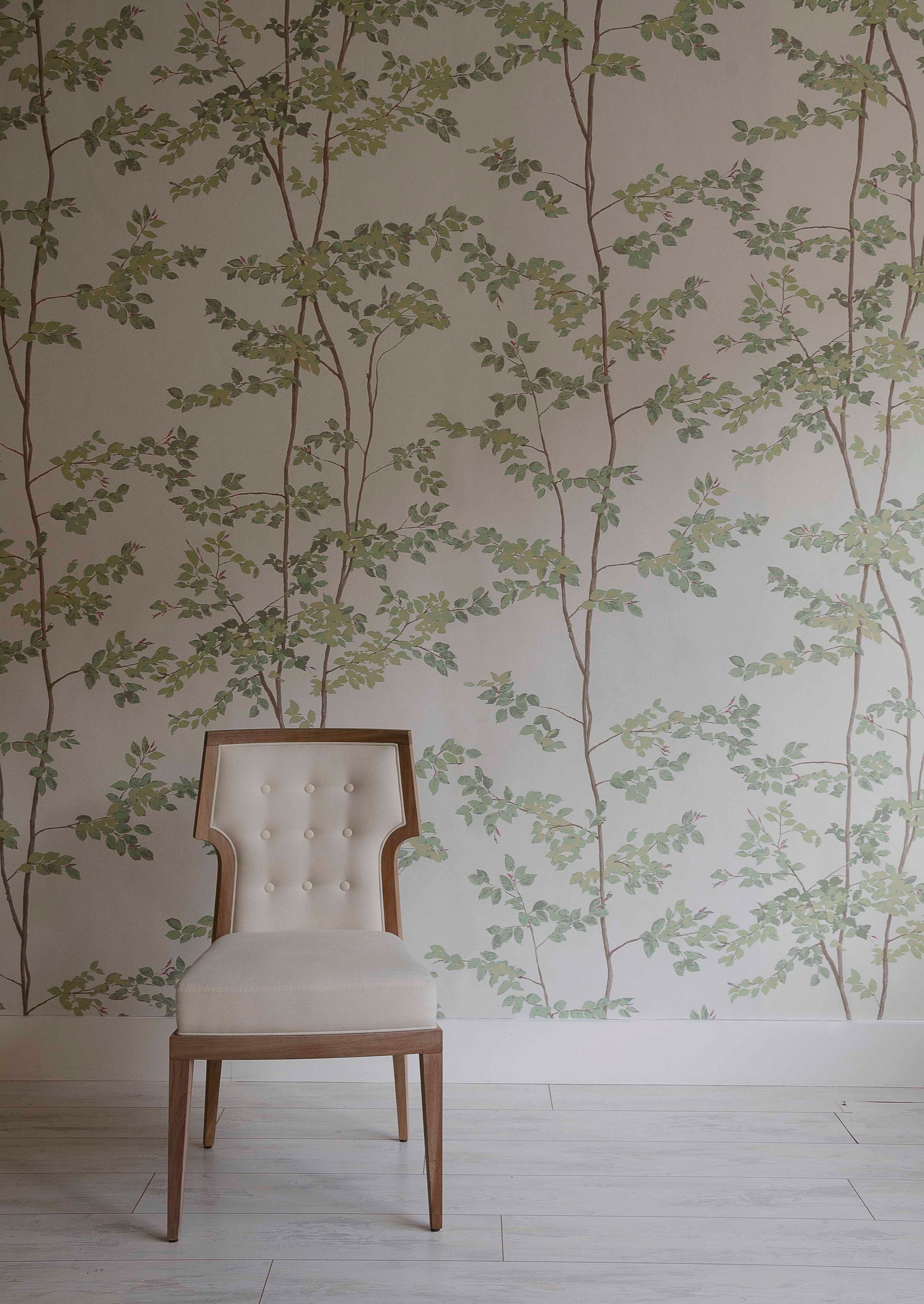 Beech Wallpaper - Green - Lewis & Wood
