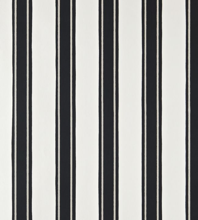 Block Print Stripe Wallpaper - Bespoke Silver - 754 - Farrow & Ball
