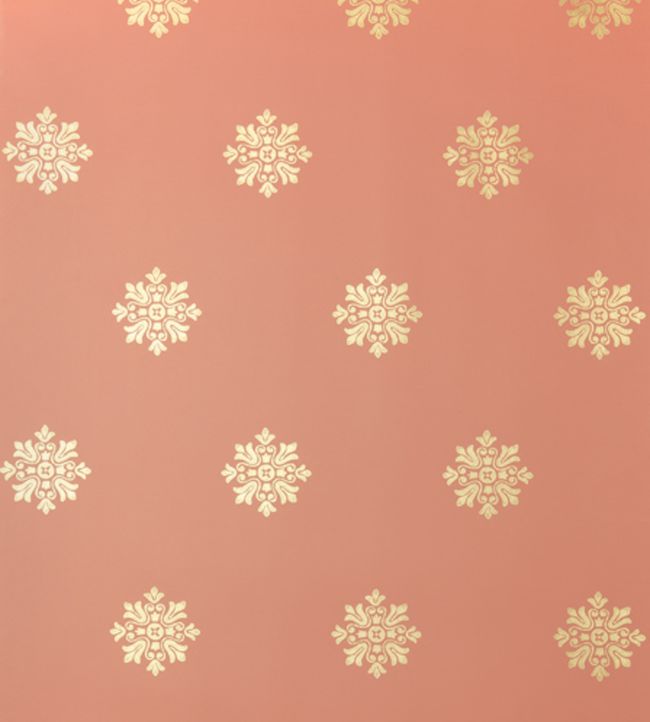 Brockhampton Star Wallpaper - Red - 532 - Farrow & Ball