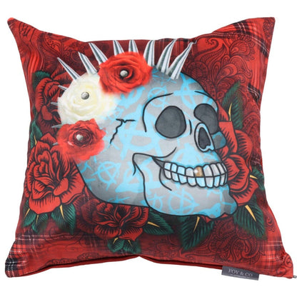 Axel Punk Luxury Velvet Cushion