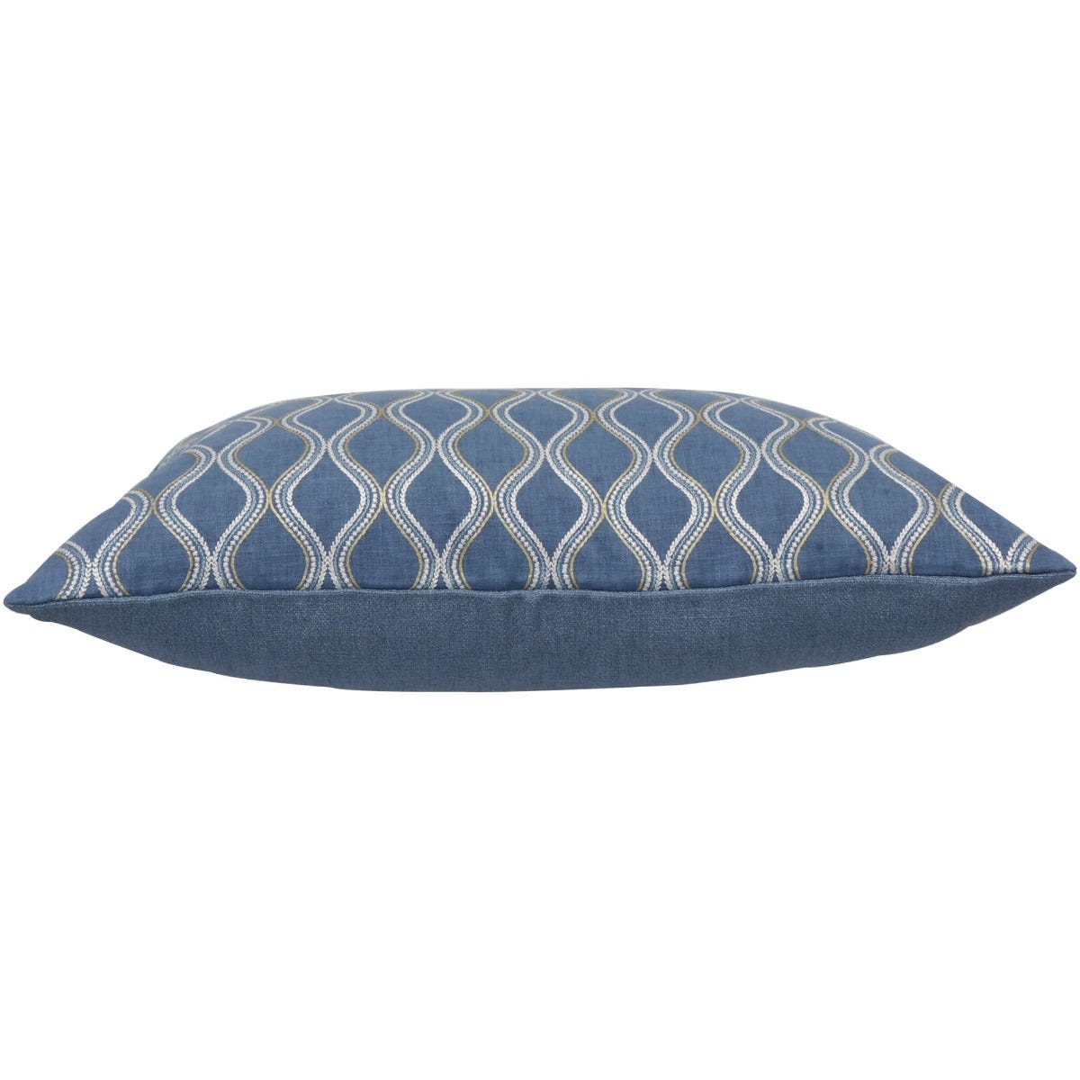 Pavillion Denim Oblong Side Cushion