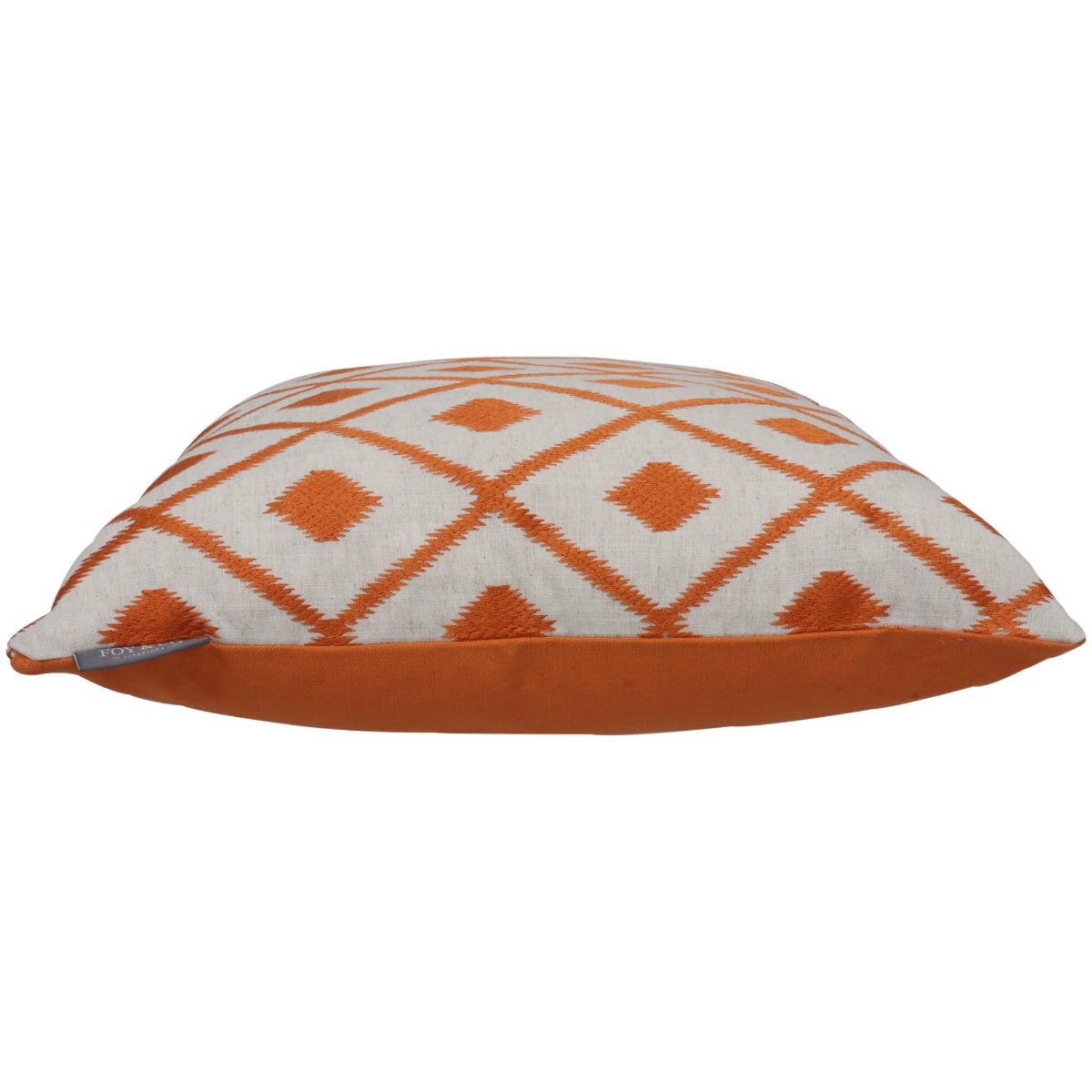 Agadir Ikat Side Cushion - Orange