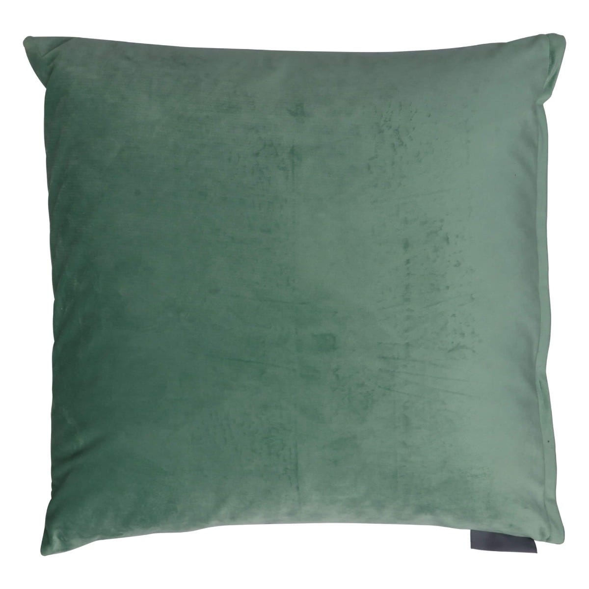 Orangutan Forest Aqua / Blue Velvet Back Cushion