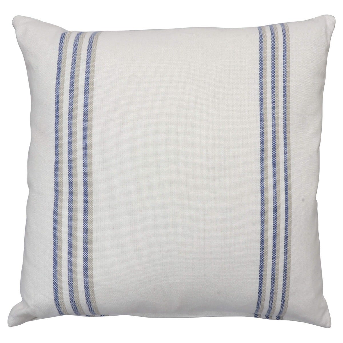Salcombe Stripe Cushion - White
