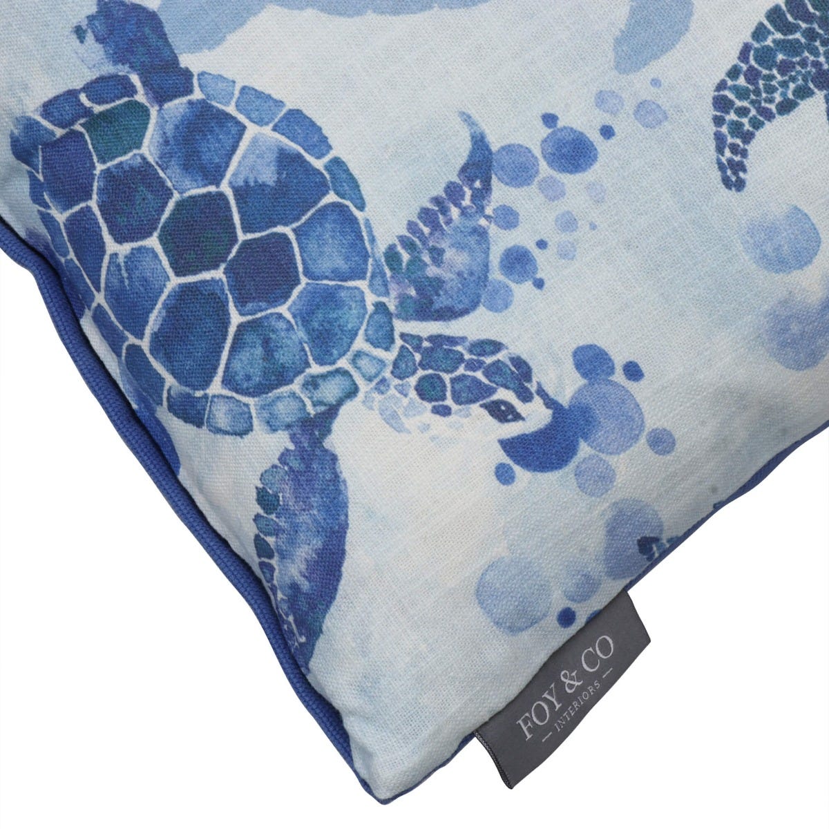 Sea Turtles Blue Side Cushion