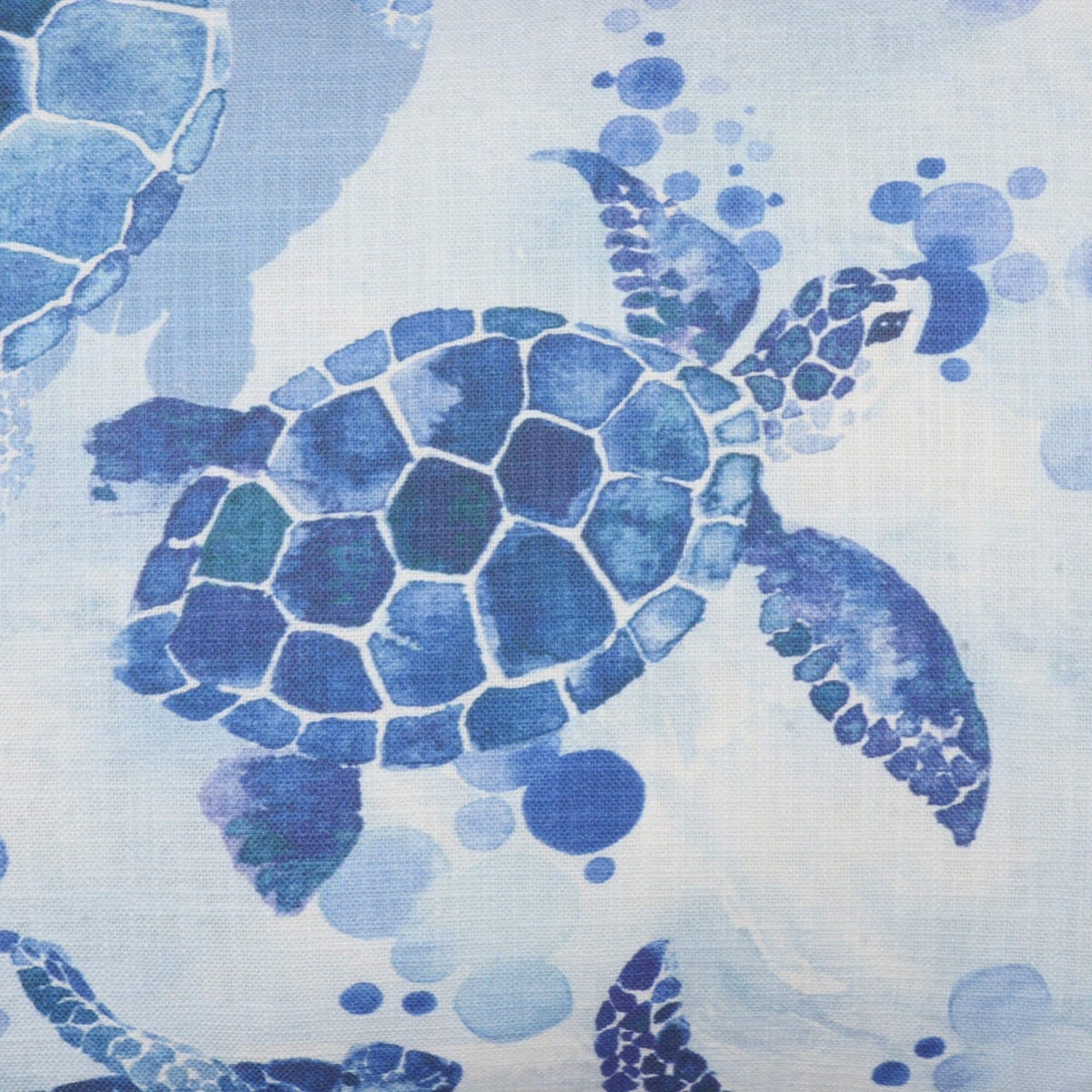 Sea Turtles Blue Oblong Cushion