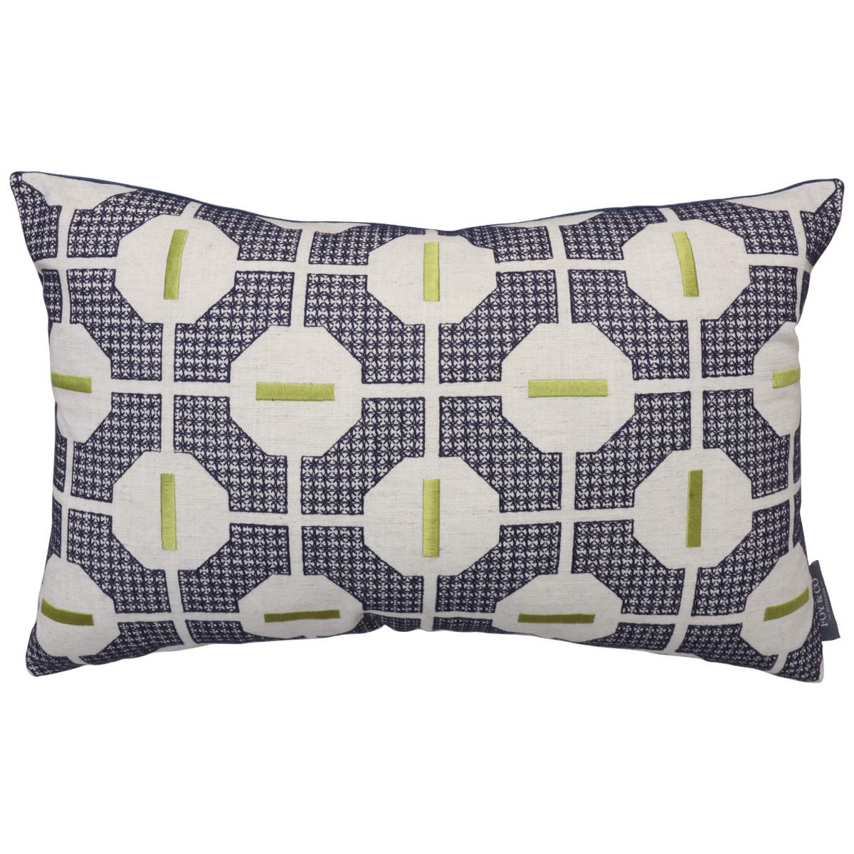 Mykonos Blue Oblong Cushion
