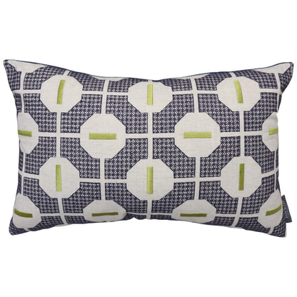 Mykonos Blue Oblong Cushion