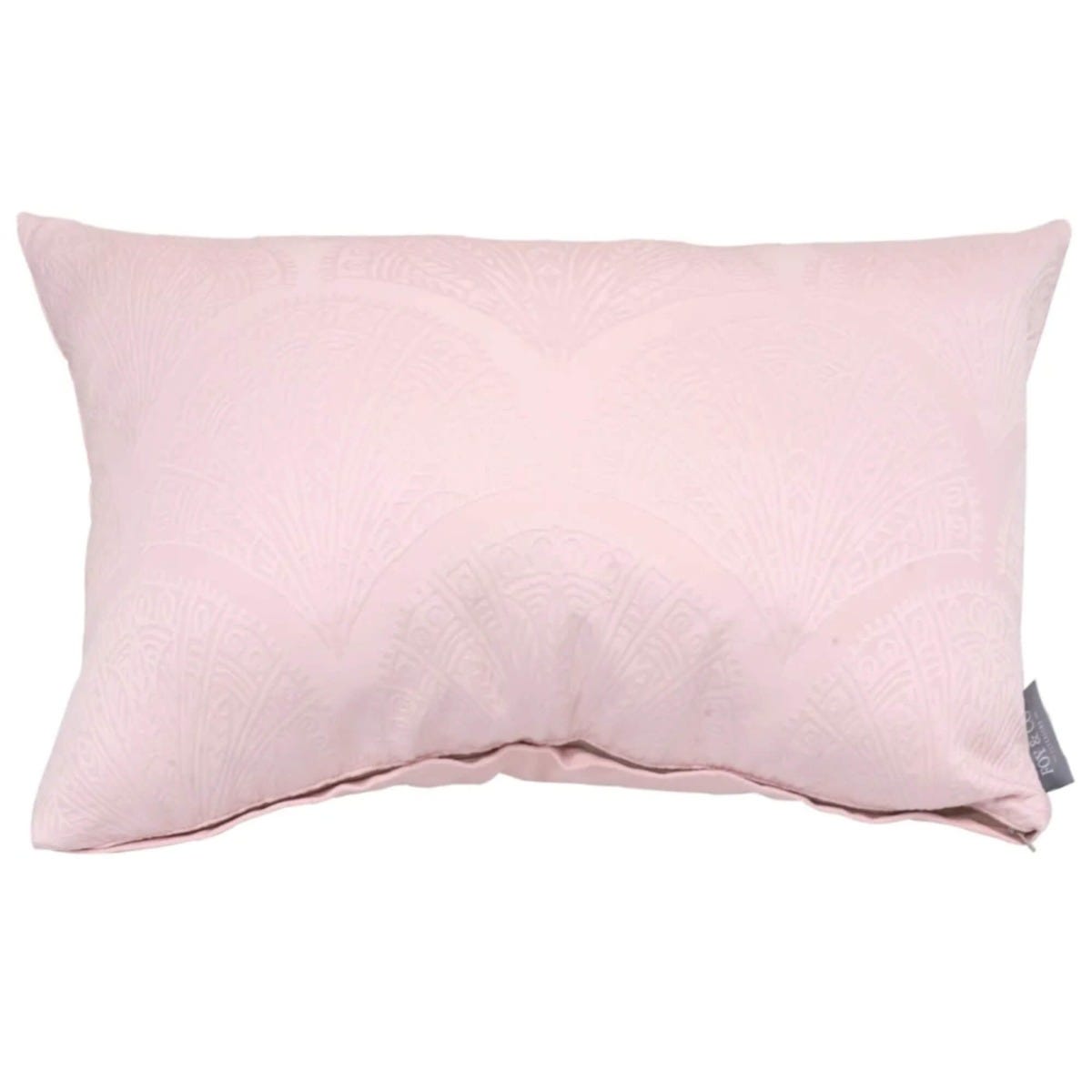 Deco Fan Blush Oblong Cushion