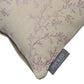 Amelia Floral Embroidered Lilac Oblong Side Cushion