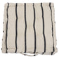 Austin Stripe Charcoal Floor Cushion