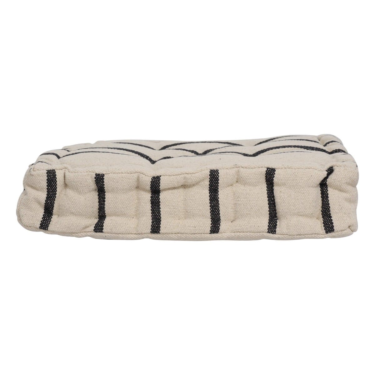 Austin Stripe Charcoal Floor Cushion