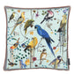 Birds Sinfonia Crepuscule Room Cushion - Multicolor