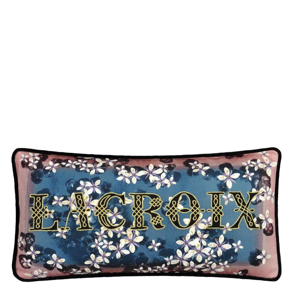 Lacroix Cherry! Bleu Denim Cushion - Blue