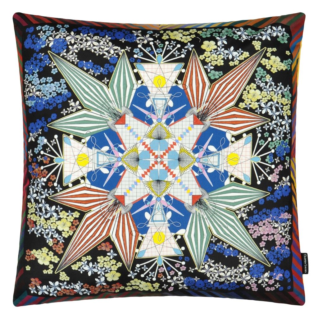 Flowers Galaxy Room Cushion - Multicolor