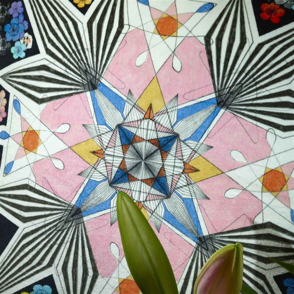 Flowers Galaxy Room Cushion 4 - Multicolor