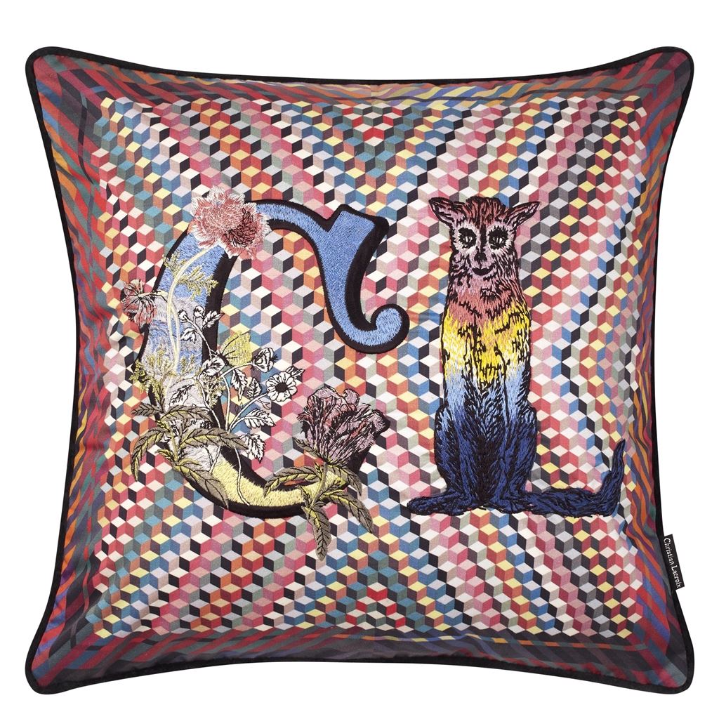 Monogram Me Lacroix! Cushion - Multicolor
