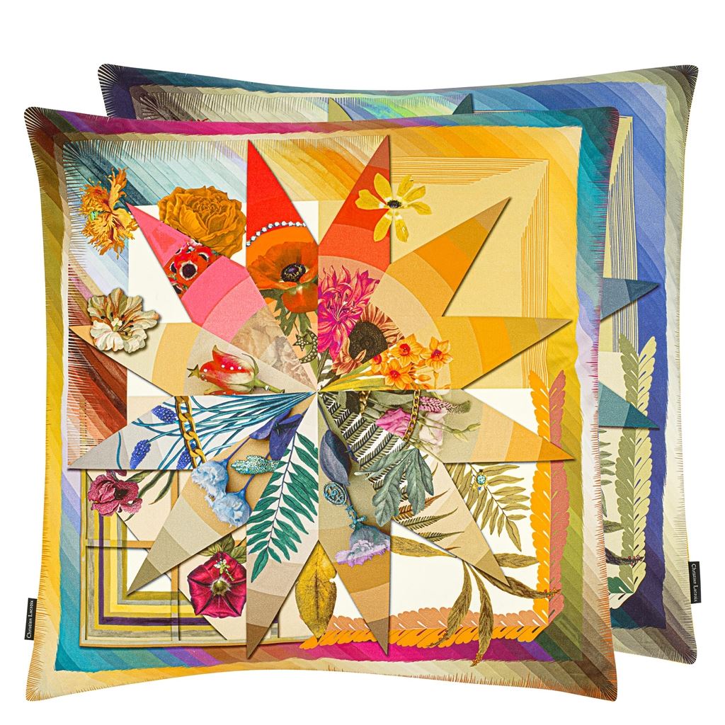 Botanic Rainbow Cushion - Multicolor
