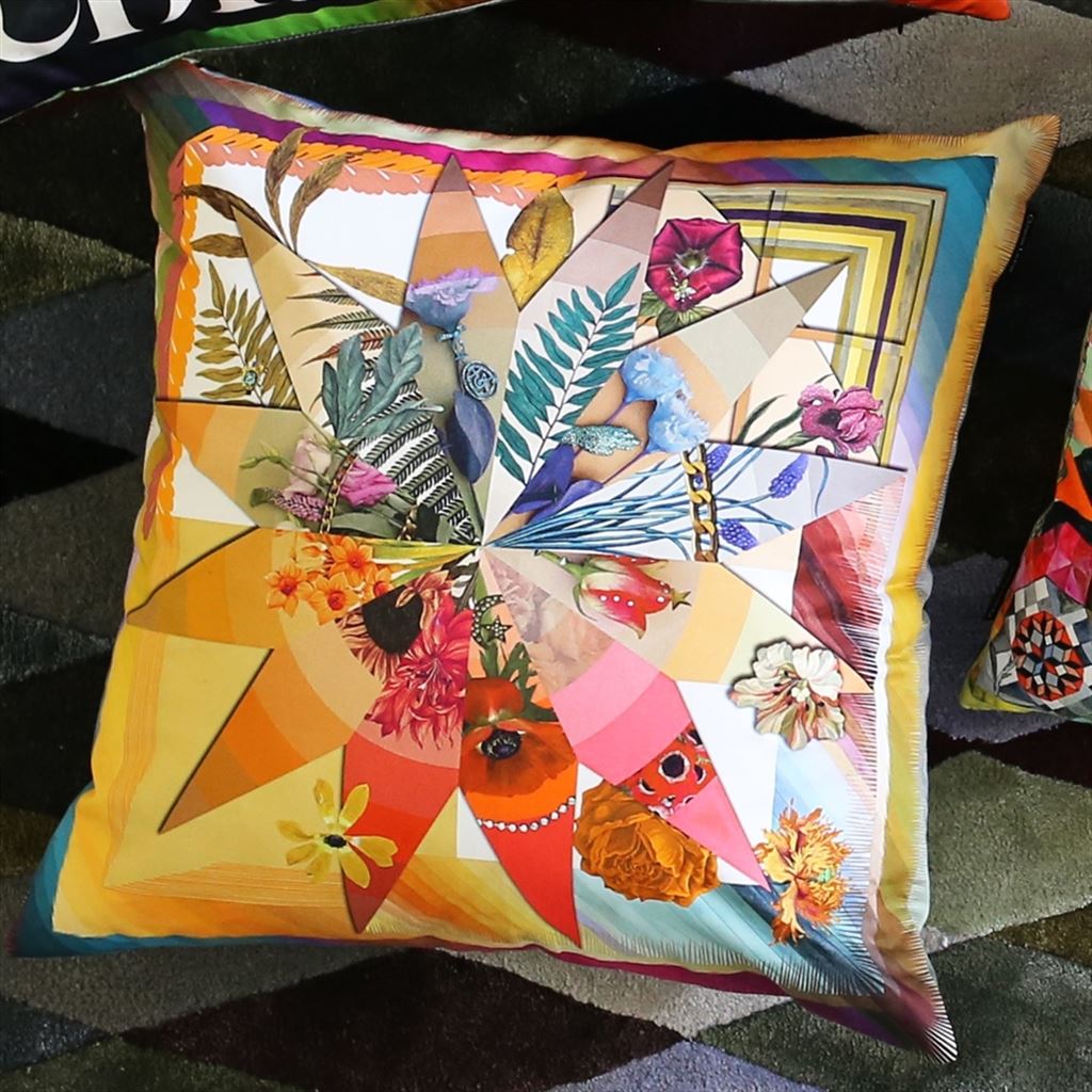 Botanic Rainbow Room Cushion 3 - Multicolor