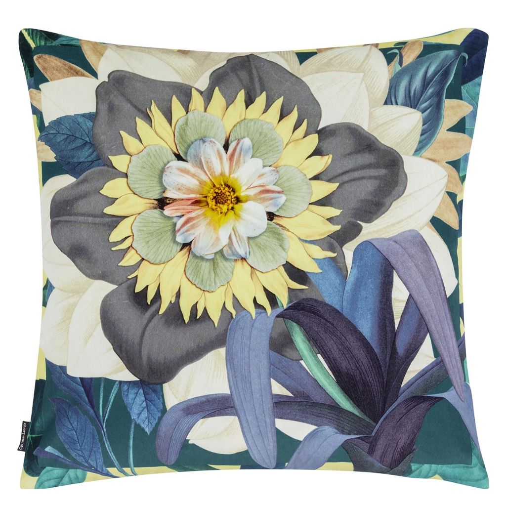 Fleurs D'artifice Marais Room Cushion - Multicolor
