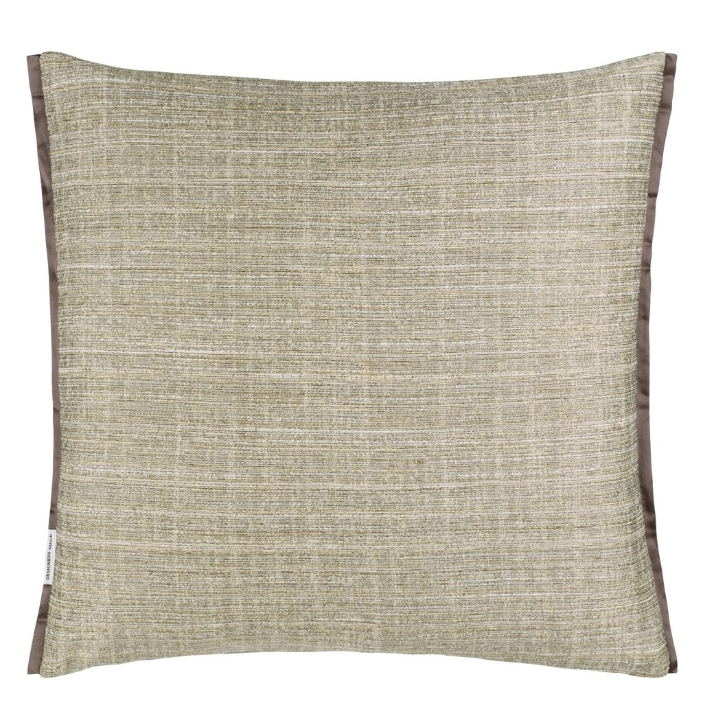 Manipur Medium Room Velvet Cushion 2 - White