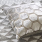 Manipur Medium Room Velvet Cushion 3 - White