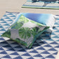 Brahmi Outdoor Leaf Room Cushion 2 - Green