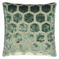 Manipur Medium Room Velvet Cushion - Green