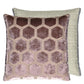 Manipur Medium Velvet Cushion - Purple