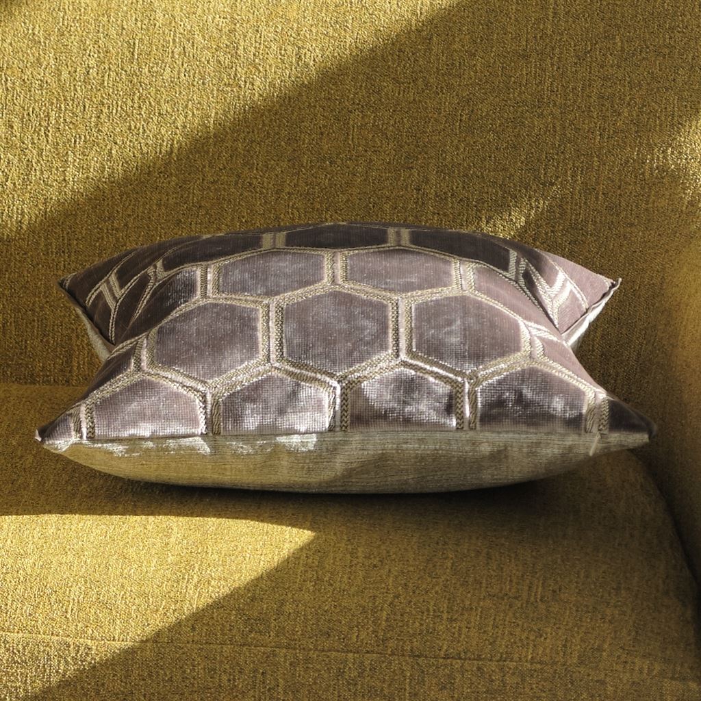 Manipur Medium Room Velvet Cushion 5 - Purple