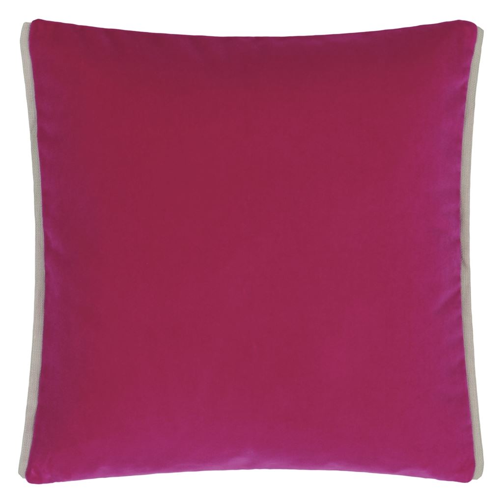 Varese Velvet Cushion - Pink