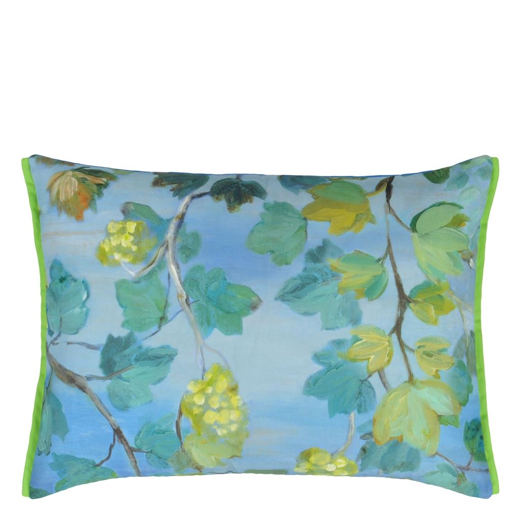 Outdoor Giardino Segreto Cornflower Cushion - Blue