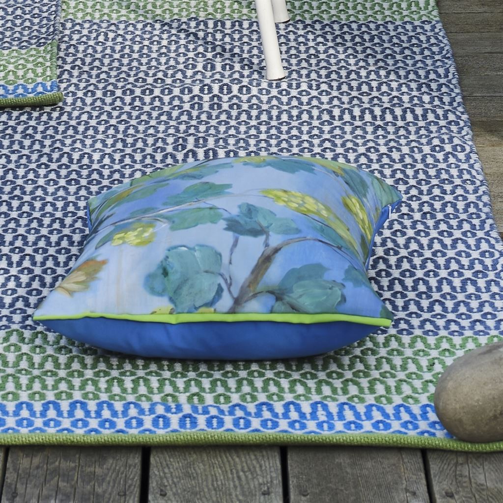 Outdoor Giardino Segreto Cornflower Room Cushion 3 - Blue