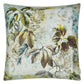 Jangal Ecru Room Linen Cushion - Green