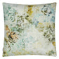 Jangal Ecru Room Linen Cushion 2 - Green