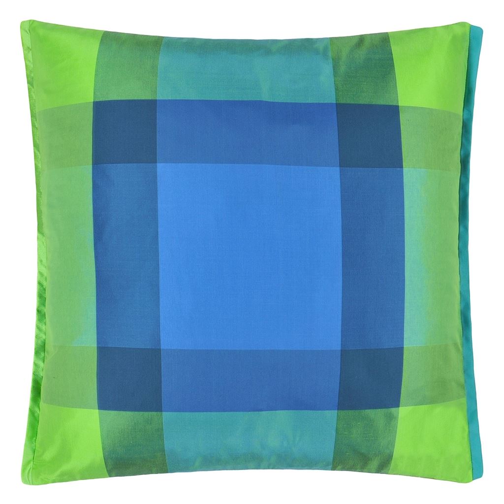 Varanasi Silk Room Cushion - Green