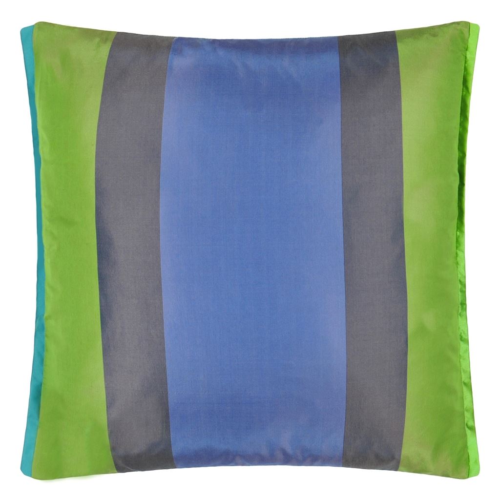 Varanasi Silk Room Cushion 2 - Green