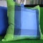 Varanasi Silk Room Cushion 3 - Green