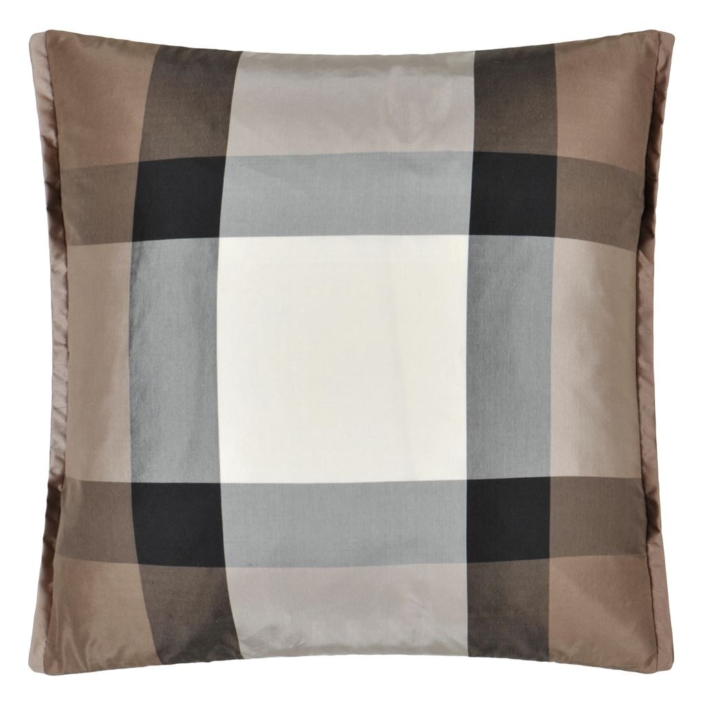 Varanasi Silk Cushion - Gray