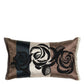Kasuti Embroidered Room Cushion - Brown