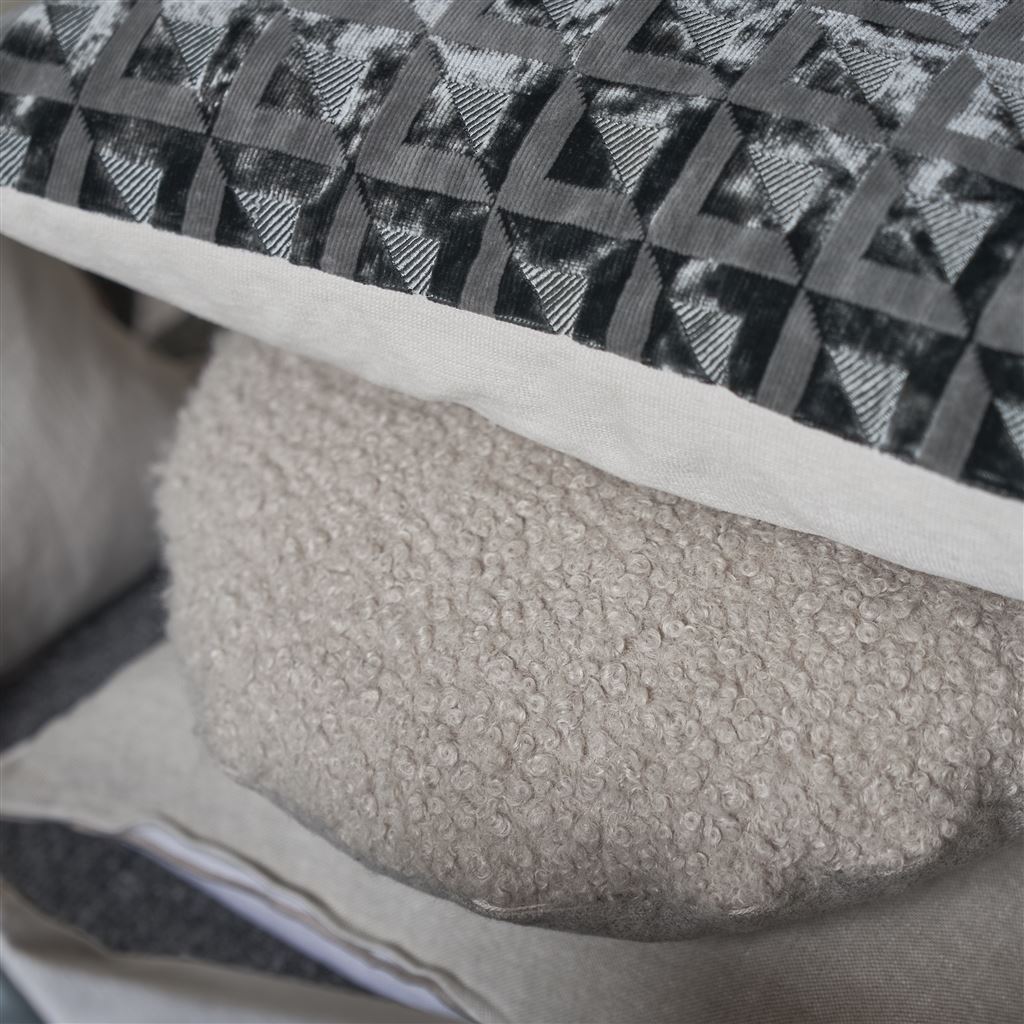 Monserrate Room Velvet Cushion 4 - Gray