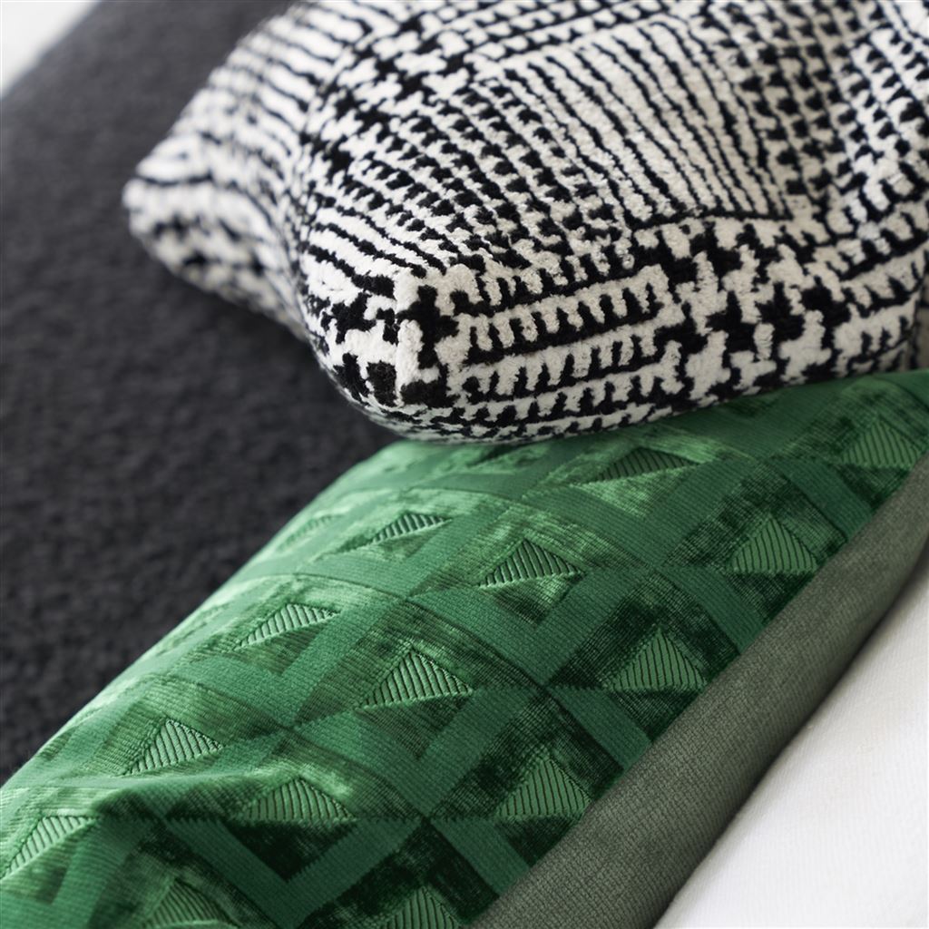 Monserrate Room Velvet Cushion 6 - Green