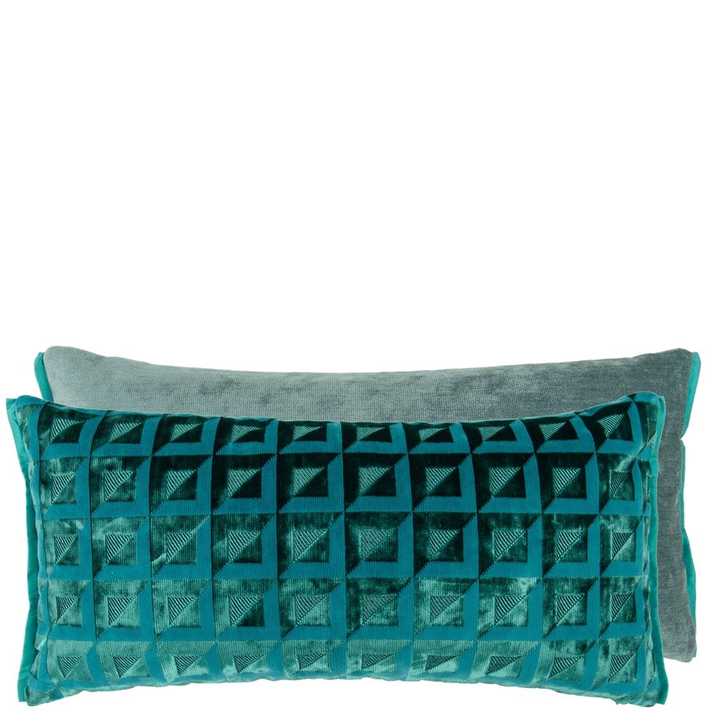Monserrate Velvet Cushion - Blue