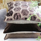 Manipur Medium Room Velvet Cushion 4 - Brown
