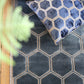 Manipur Medium Room Velvet Cushion 6 - Blue