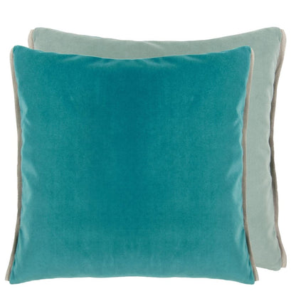 Varese Velvet Cushion - Teal