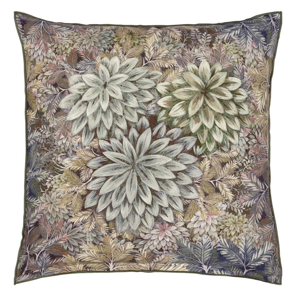 Madhya Birch Room Linen Cushion - Multicolor