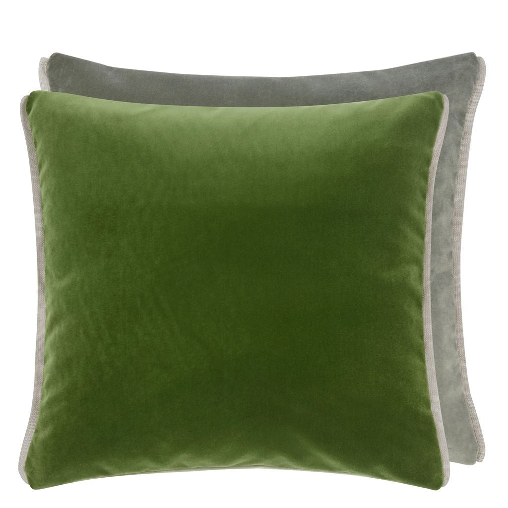 Varese Velvet Cushion - Green