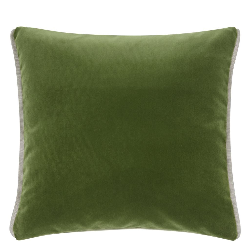 Varese Room Velvet Cushion - Green